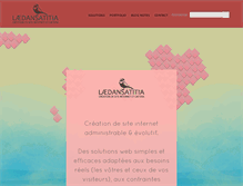 Tablet Screenshot of laedansatitia.com